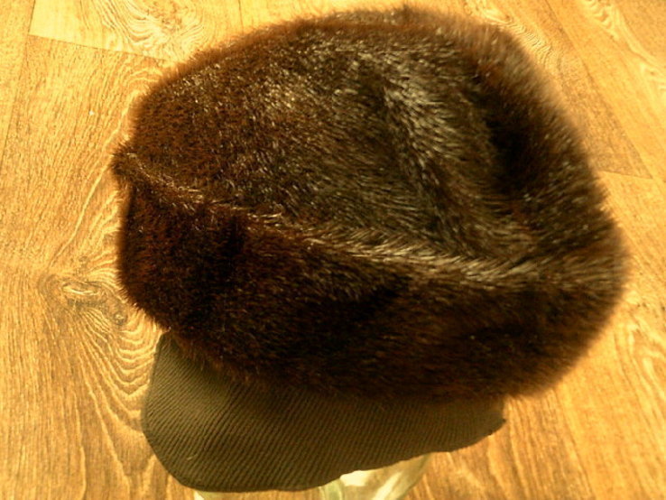 Теплая шапка с ушами разм.57, фото №6