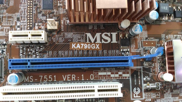 Комплект материнская плата MSI KA790GX/AMD Phenon II x 4 920/DDR2 8Gb/охлад, фото №7