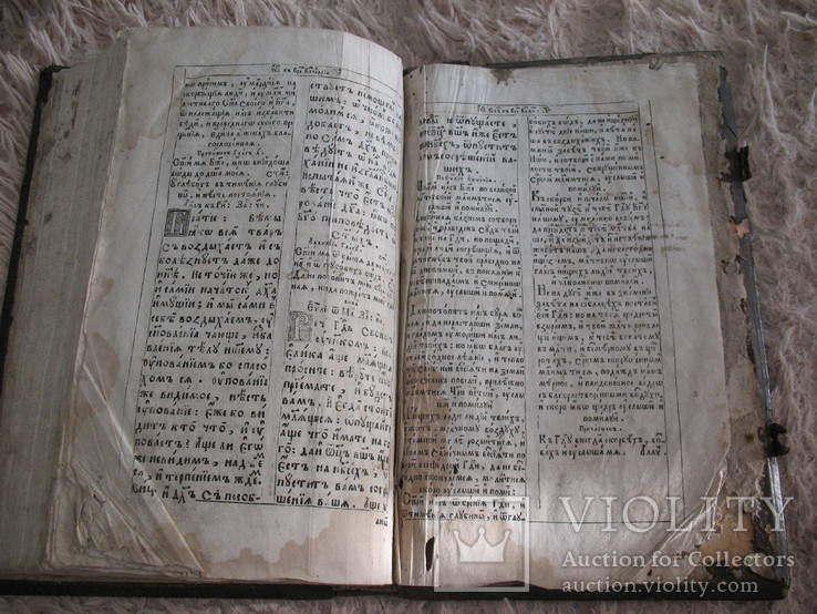 Стародрук почаївський “Літургікон” або Служебник 1735 рік., фото №9