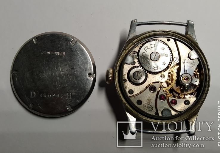 Record Watch Co Genf Немецкие военные часы DH,, фото №3