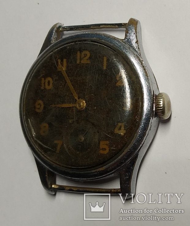 Record Watch Co Genf Немецкие военные часы DH,, фото №9