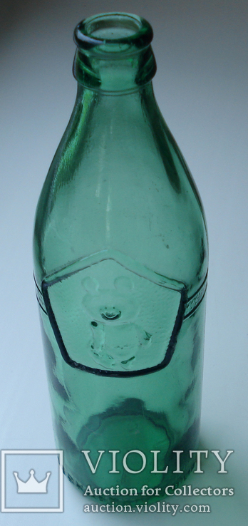 Бутылка Олимпийский мишка. 1980 год., фото №3