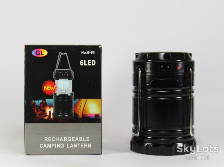 Кемпинговый складной фонарь с солнечной панелью G-85, фото №4