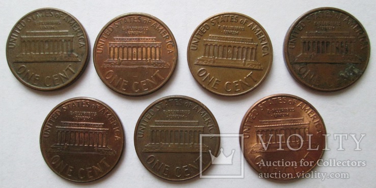 1 цент США D (71,80,88,92,95,05.08)., фото №3