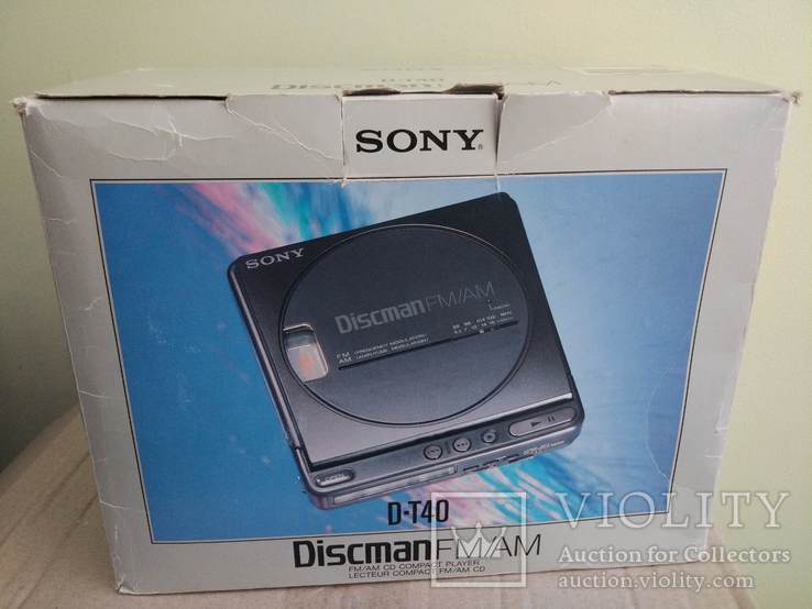 CD плеер з радио Sony Discman D-T40, фото №2