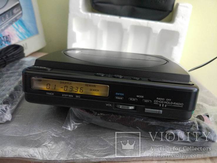 CD плеер з радио Sony Discman D-T40, фото №7