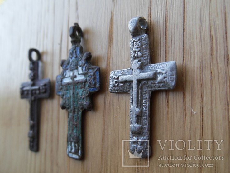 Нательные кресты 17-18 века, фото №11