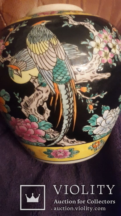 Старинная фарфоровая ваза Восток, фото №5