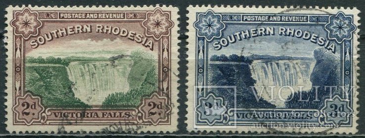1935 Великобритания колонии Южная Родезия Виктория серия, фото №2