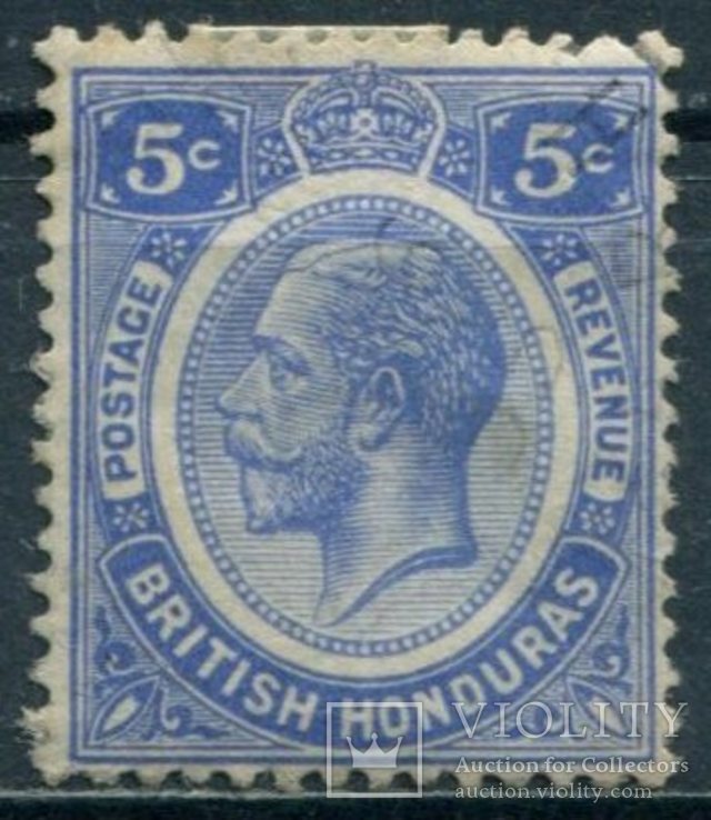 1913 Великобритания колонии Британский Гондурас 5с