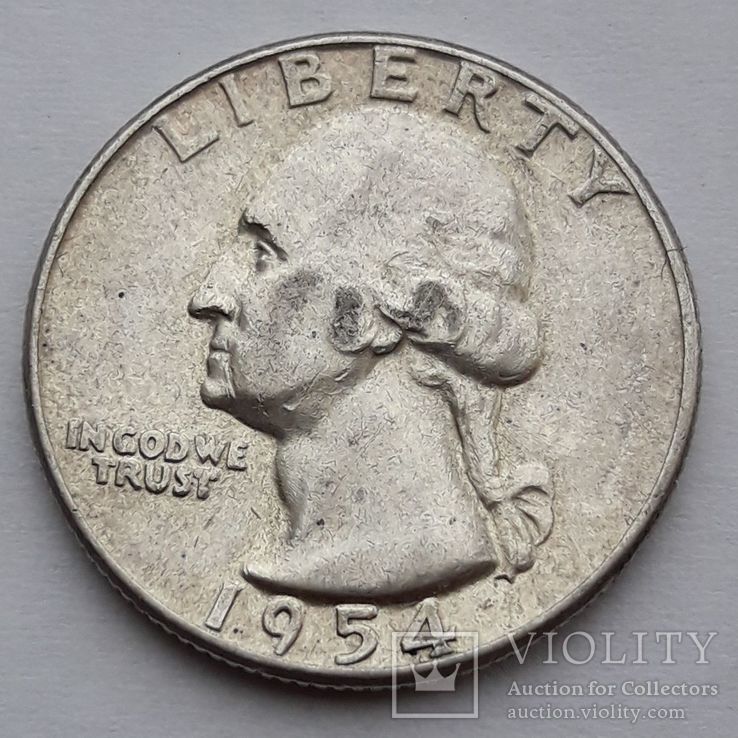 25 центов 1954 г., фото №2