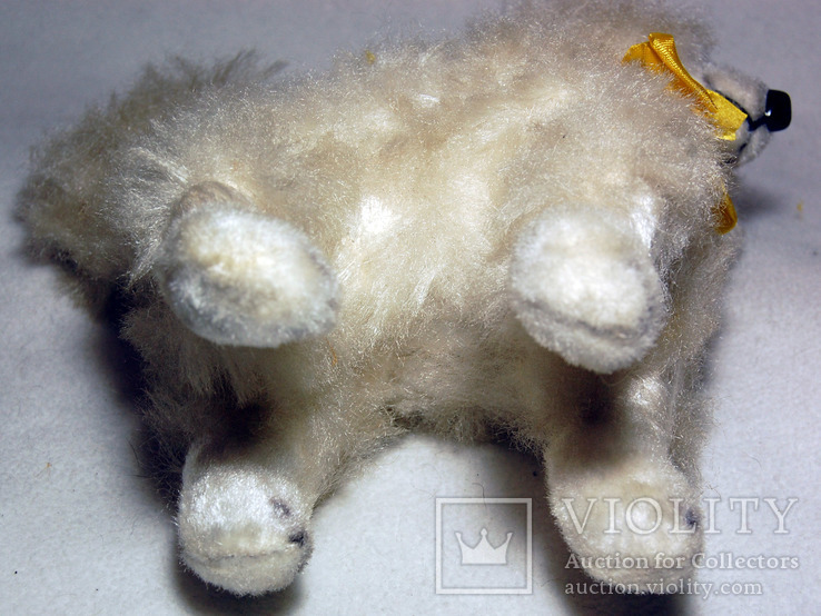 Редкая антикварная собачка Шпиц, Германия, опилки, фото №7