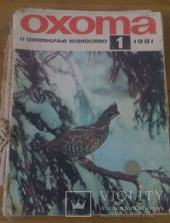 Журнал «Охота и охотничье хозяйство», 1981 підшивка  (1-12)