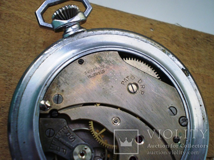 Часы Flore D.R.P. Swiss made на ходу, фото №10