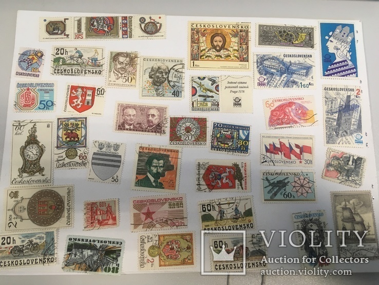 Почтовые марки Чехословакии 92 шт, фото №2