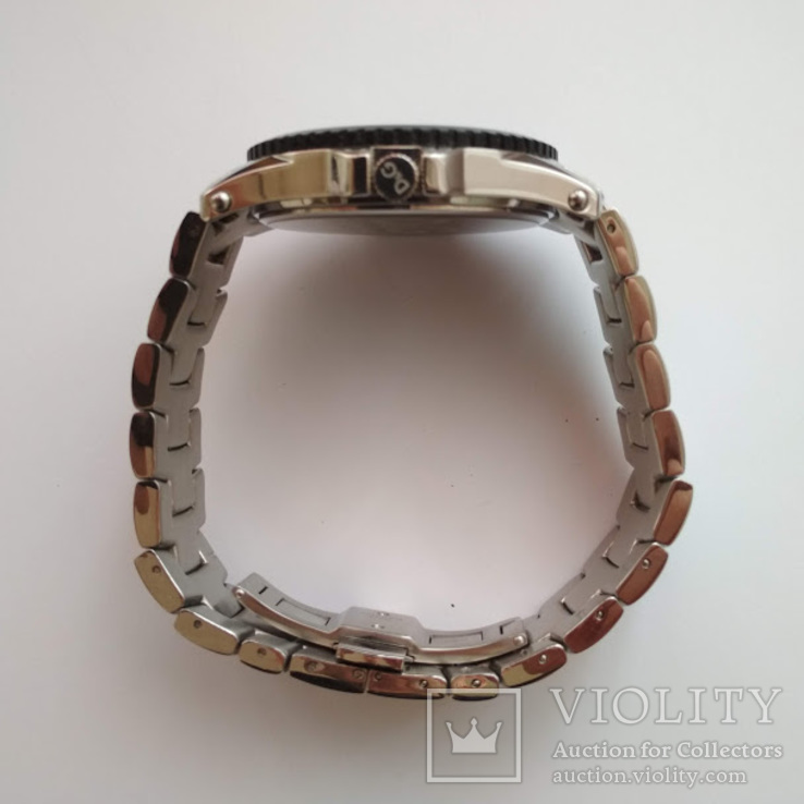 Мужские кварцевые часы похожие на Dolce&amp;Gabbana со стальным корпусом и стальным ремешком, фото №5