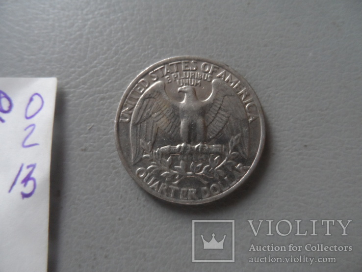25  центов  1985  США   (О.2.13) ~, фото №4