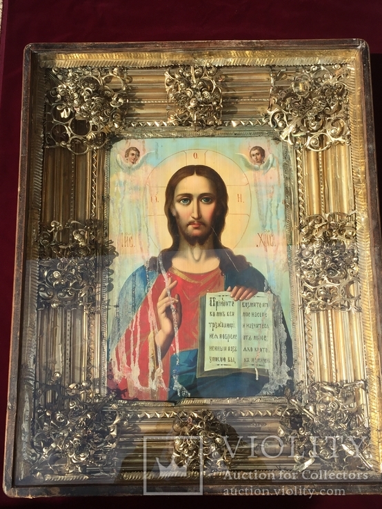 Икона Иисус Академическая пропись, сама Икона 60*40, фото №2