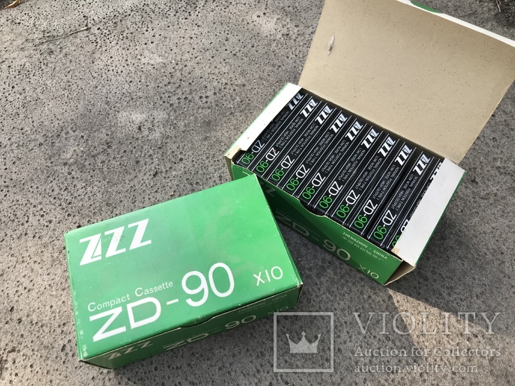Аудиокассеты " ZZZ ZD-90 " новые , 20 шт ., фото №2