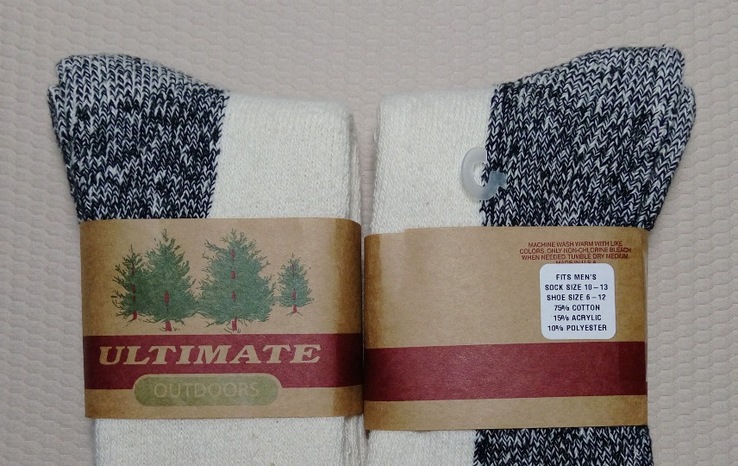 2 пары Теплые толстые термоноски Outdoors Natural Thermal Socks р. 42-46, фото №6