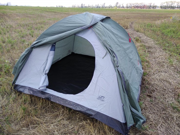 Новая 3х местная палатка Hannah troll 3 + тент (Чехия), фото №3