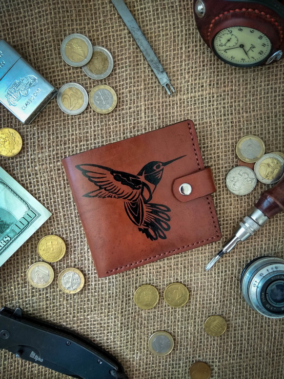 Ексклюзивний гаманець (кошелек) ручної роботи Hand Made, фото №3