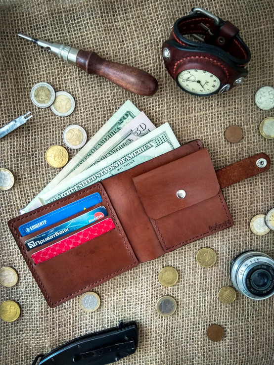 Ексклюзивний гаманець (кошелек) ручної роботи Hand Made, фото №10