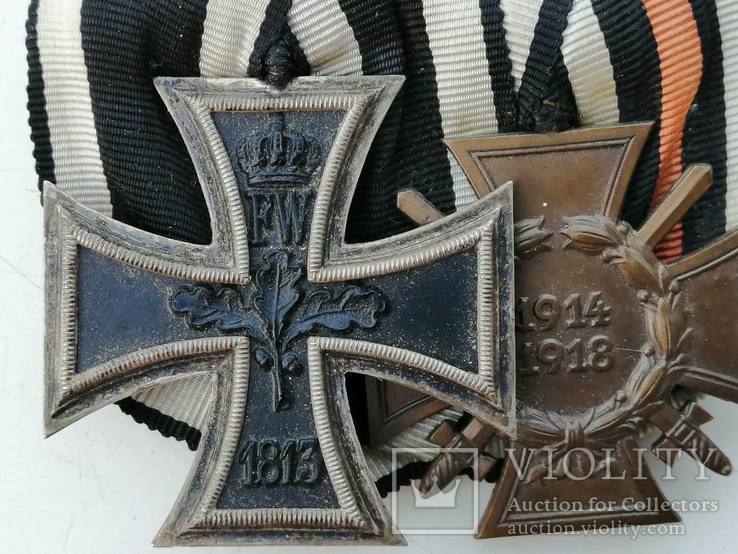 Колодка наград  ЖК2 1914 и почетный крест, фото №4