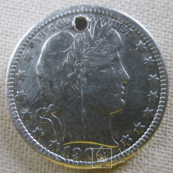 25 центов 1904
