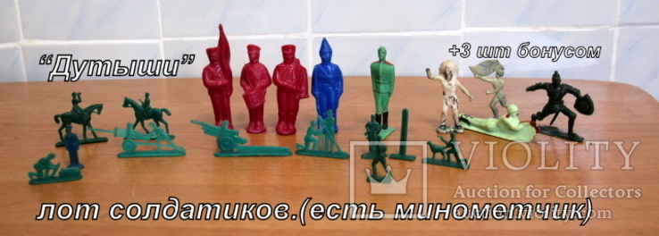 Лот солдатиков СССР (разные).Есть "дутые"+ бонус, фото №2