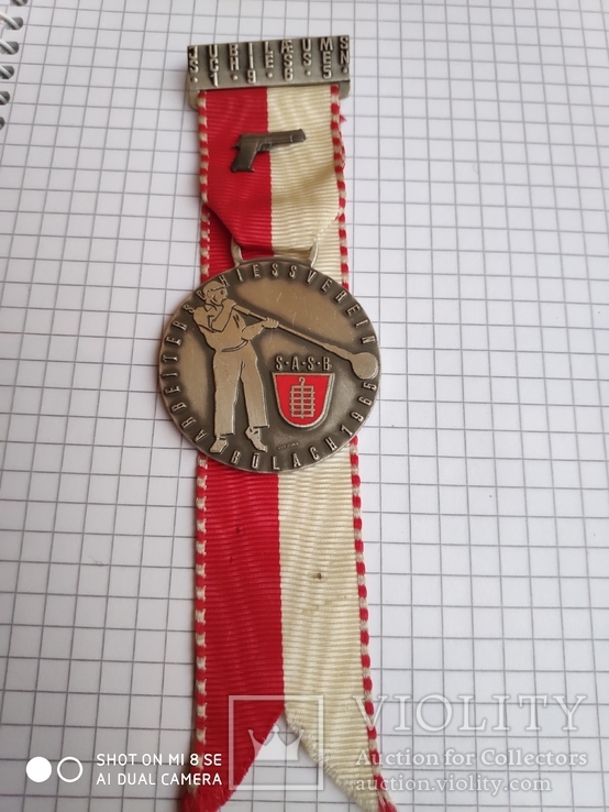 Медаль стрельба Швейцария Jubilaeums schiessen 1965, фото №4