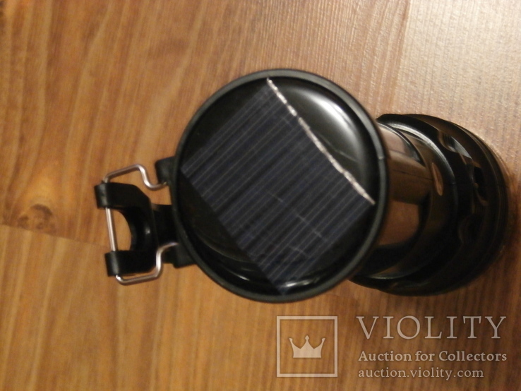 Фонарик аккумуляторный с солнечной панелью YJ-2881T для походов или активного отдыха, фото №6
