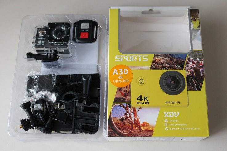 Видеокамера Atrix ProAction A30 4K Ultra HD Black (A30k4b) Atrix ProAc, фото №6
