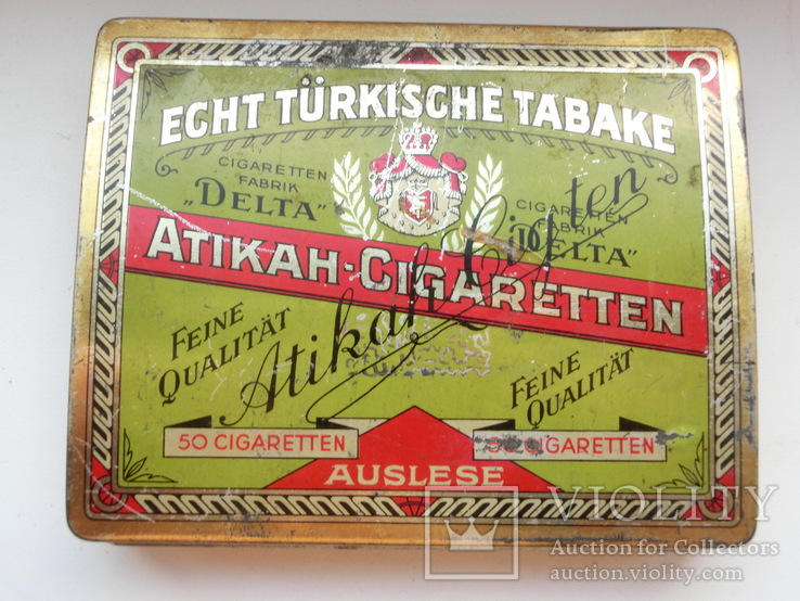 Винтажная коробочка Atikah-Cigareten, фото №2