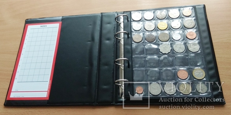Альбом для монет 525 ячеек черные листы Schulz, фото №4