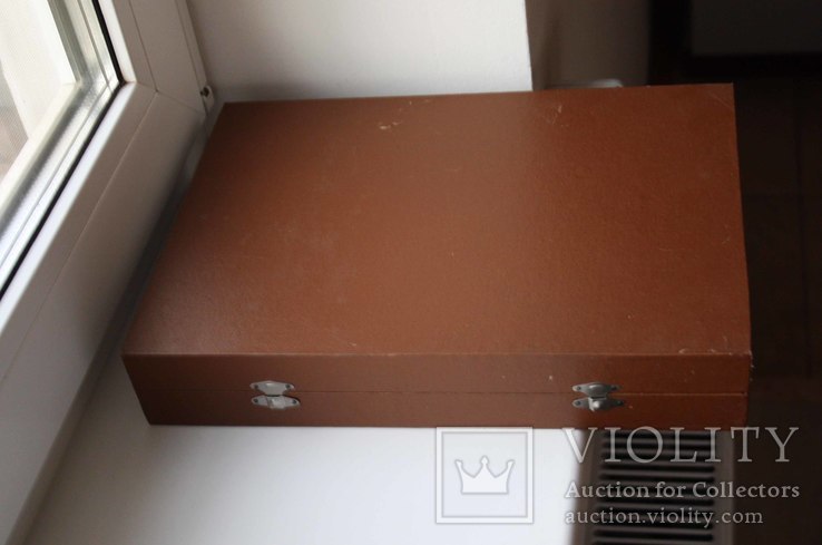 Коробка (футляр) для мельхиора на 24 предмета., фото №4
