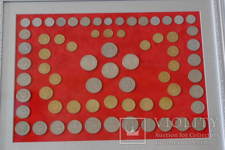 Композиция из оригинальных монет Польши, фото №3