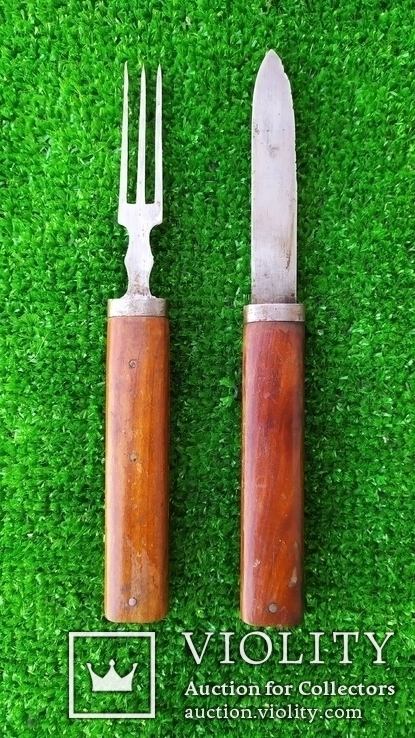 Столовый набор нож и вилка, фото №2
