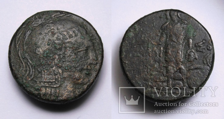 Понтійське царство, м.Аміс, Мітрідат VI Евпатор, 105-65 до н.е. – Афіна / Персей та Медуза, фото №2