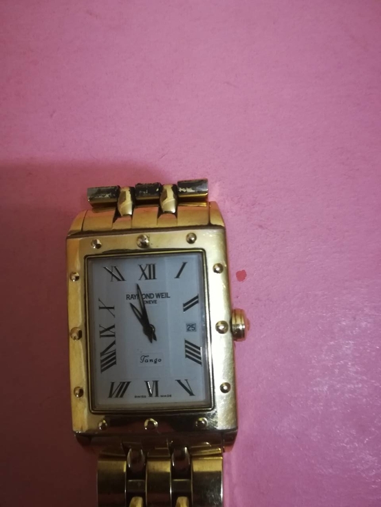 Швейцарские часы Raymond Weil Tango, Geneve. Оригинал. Позолота.