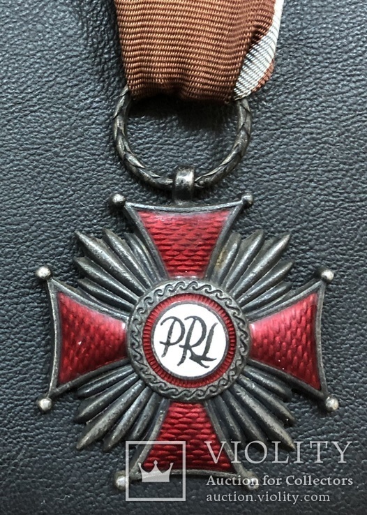 Серебряный крест за За слуги 2 ст. PRL Польша, фото №3