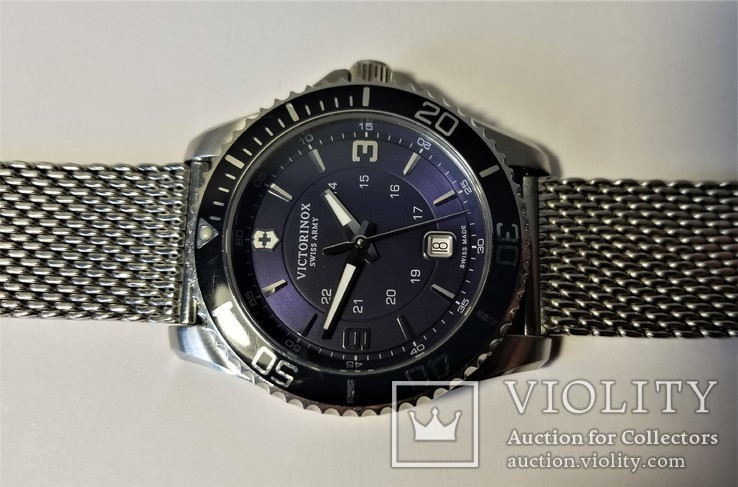 Часы Victorinox Swiss Army V241603 Sapphire + Набор Victorinox SWISSCARD Onyx 0.7122T2, фото №4