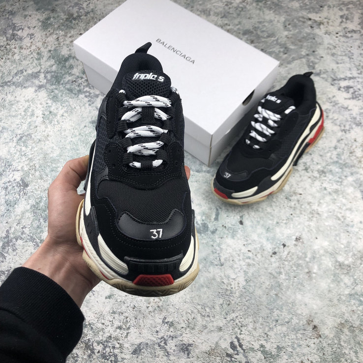 Кроссовки мужские Balenciaga Triple S Trainers Black - (Баленсиага), фото №4