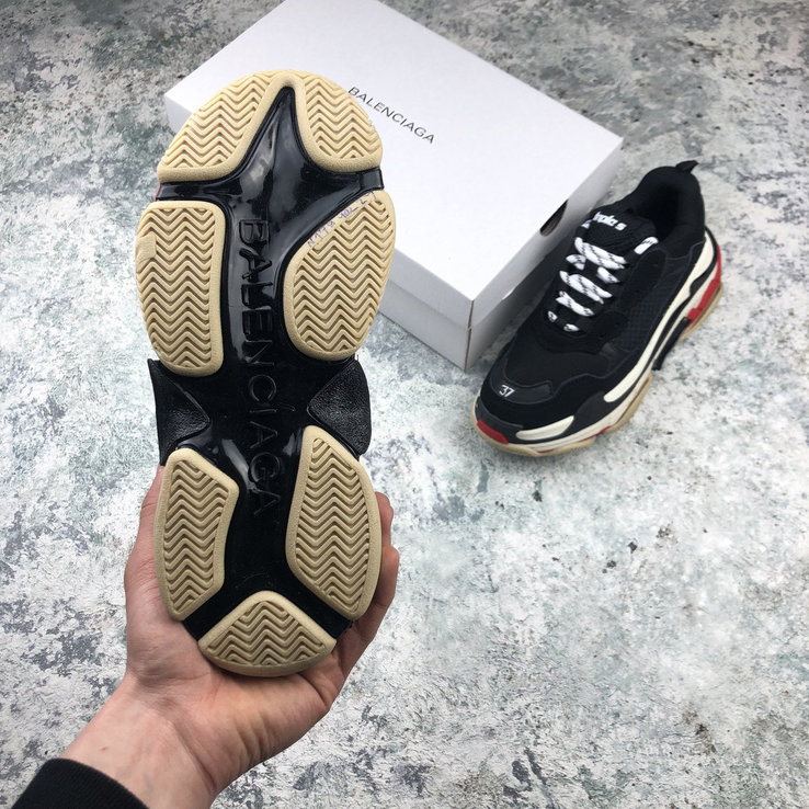 Buty do biegania męskie Balenciaga Triple S Trainers Black - (Balenciagi), numer zdjęcia 7