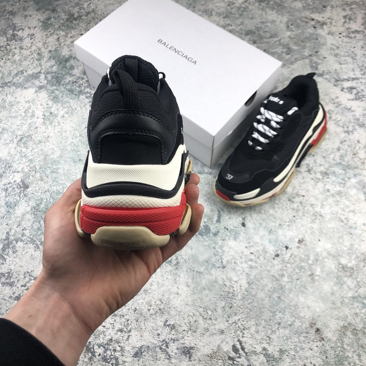 Кроссовки женские Balenciaga Triple S Trainers Black - (Баленсиага), фото №6