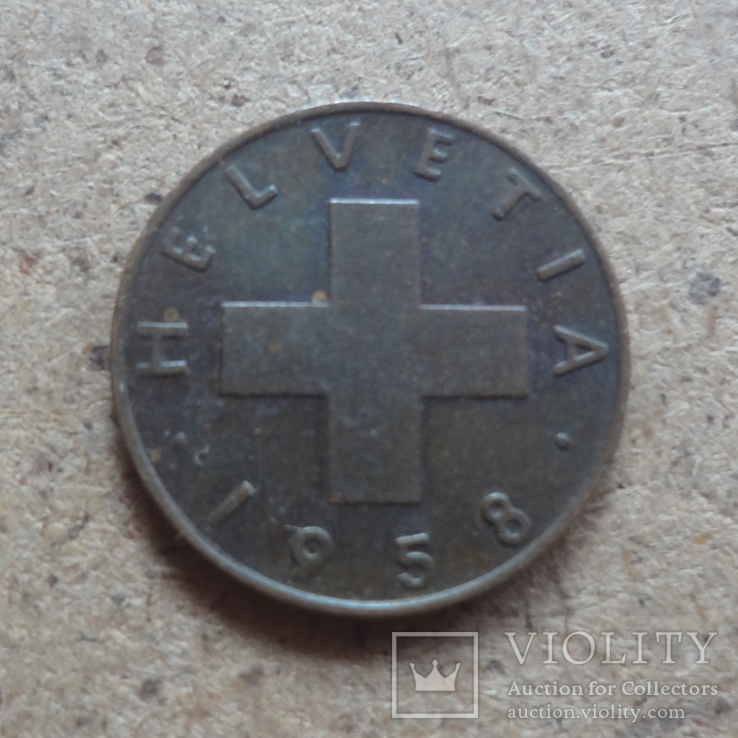 1  раппен 1958  Швейцария    (П.2.9)~, фото №3