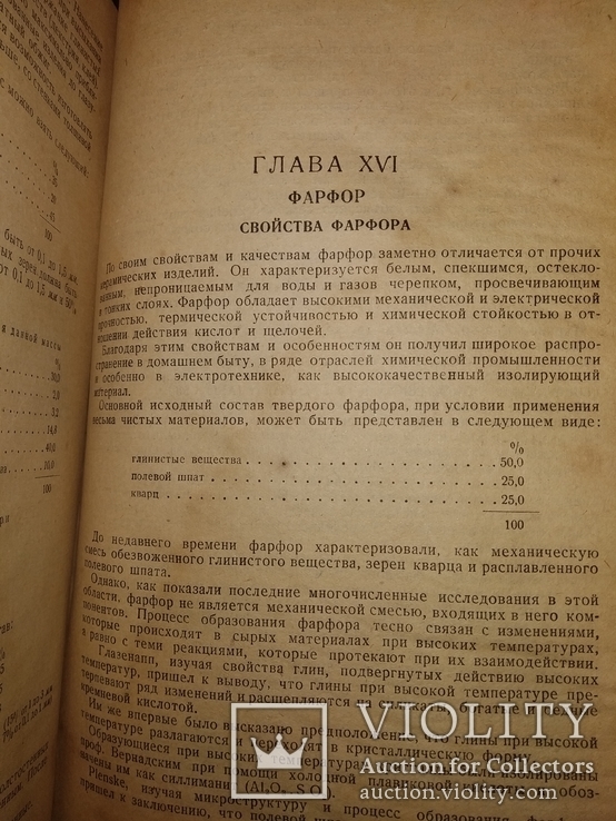 1938 Технология фарфора фаянса Производство Киев, фото №11