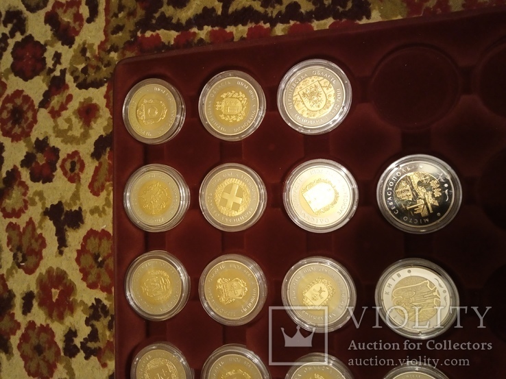Набір набор комплект серія області України всі 27 монет, фото №4