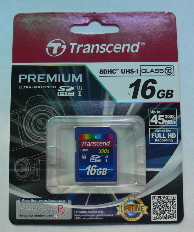 SDHC Transcend 16Gb Class 10 PREMIUM, фото №2