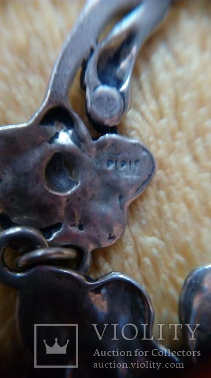 Винтажное серебряное колье от греческой компании PIPIS, photo number 5